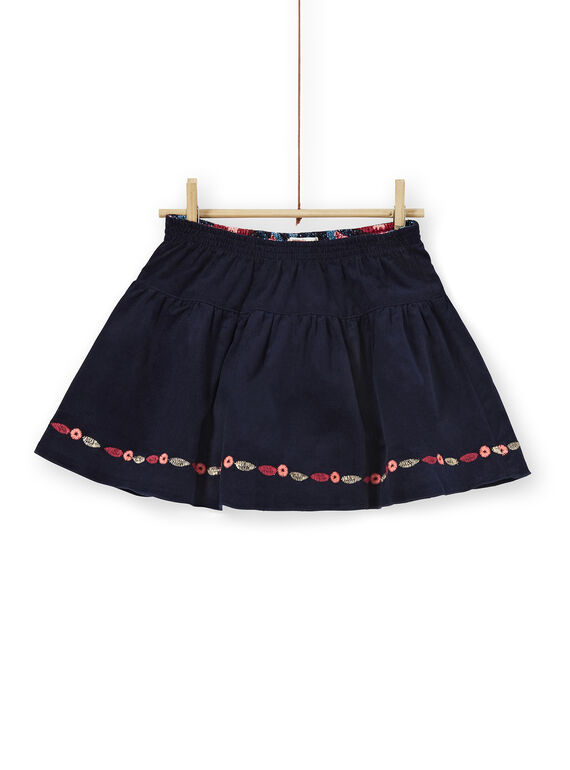 Jupe en velours réversible KASAJUP2 / 20W901O2JUP070